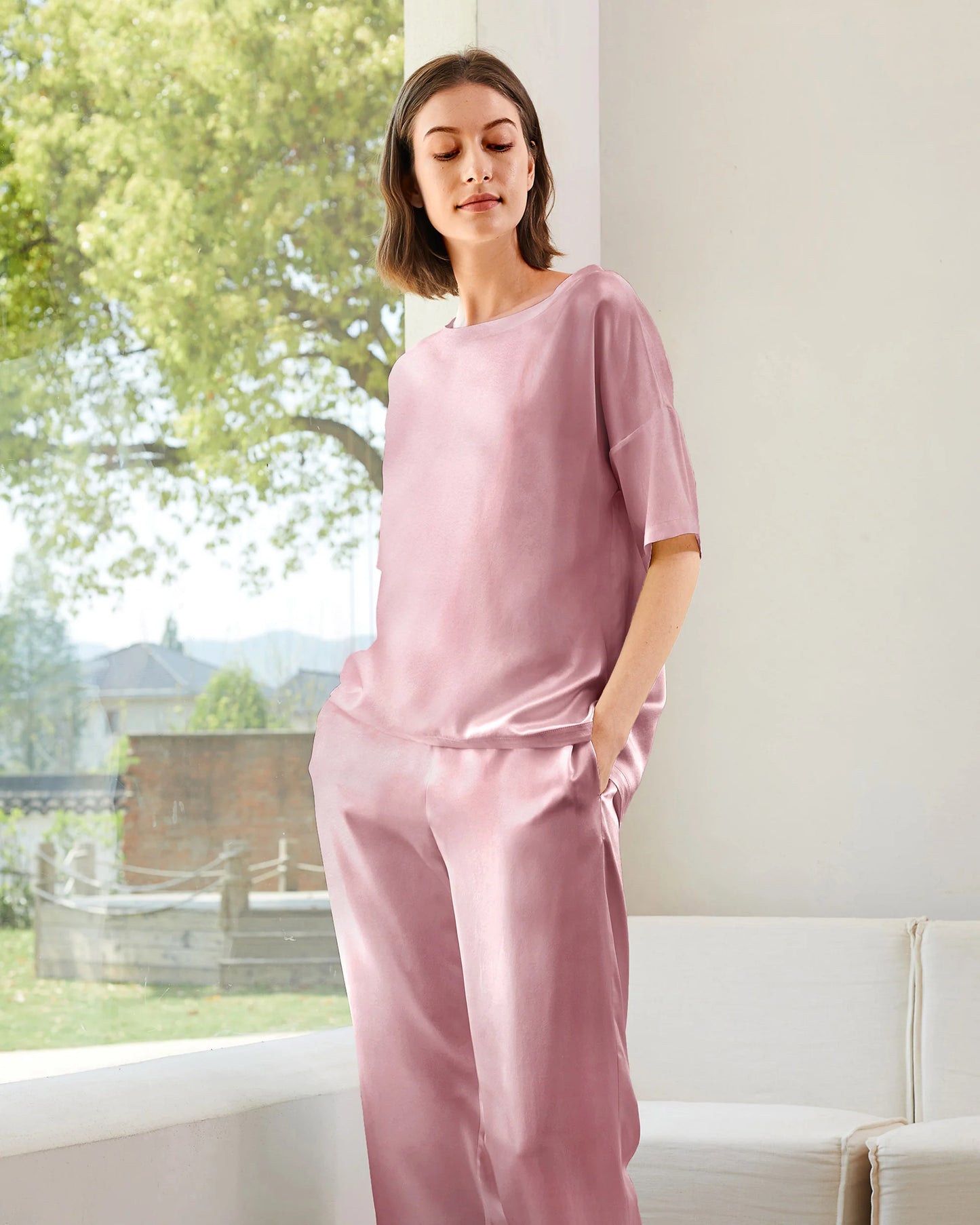 rosy-pink