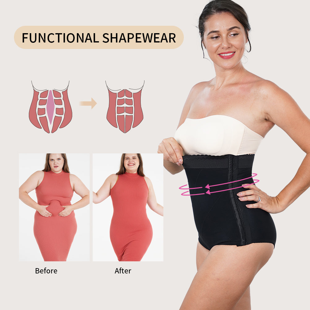 Brief Girdle With High Back Shapewear