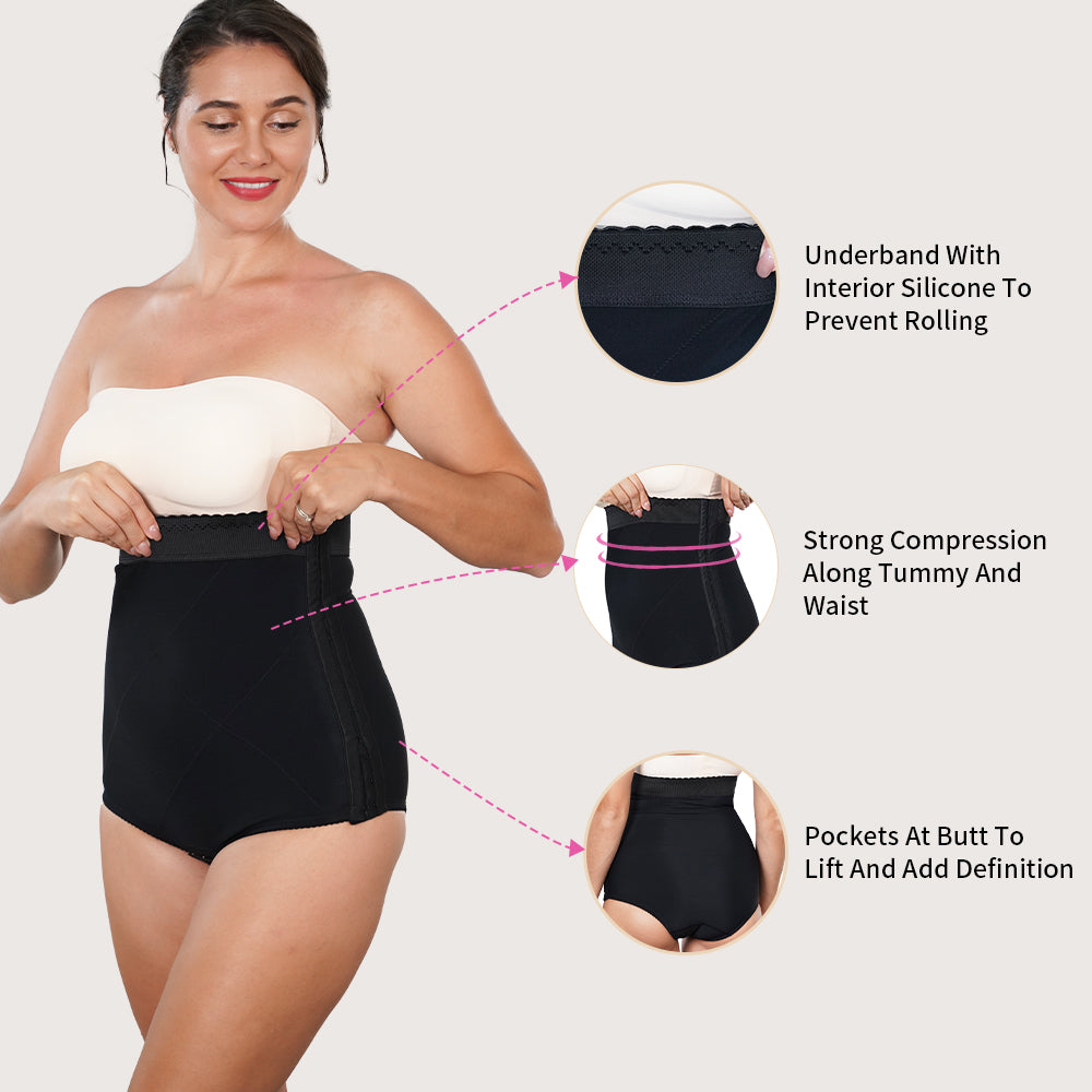 Brief Girdle With High Back Shapewear